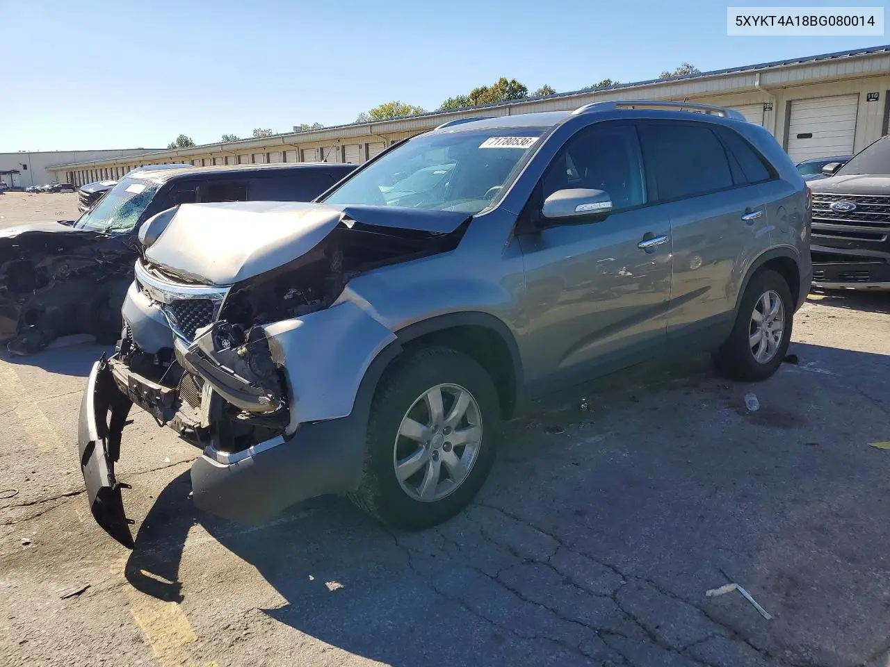 KIA SORENTO 2011, VIN 5XYKT4A18BG080014