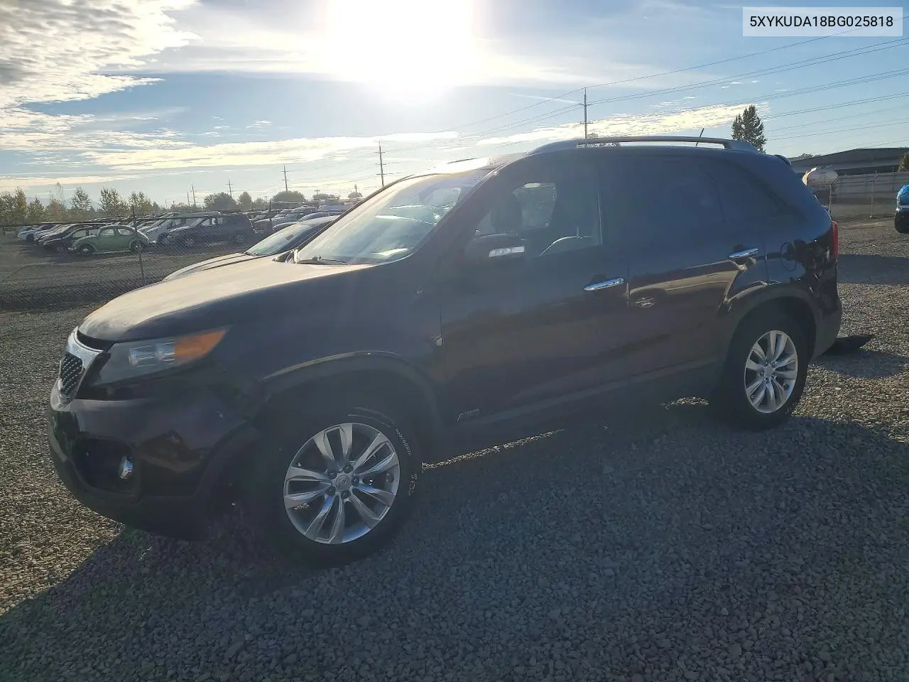 KIA SORENTO 2011, VIN 5XYKUDA18BG025818