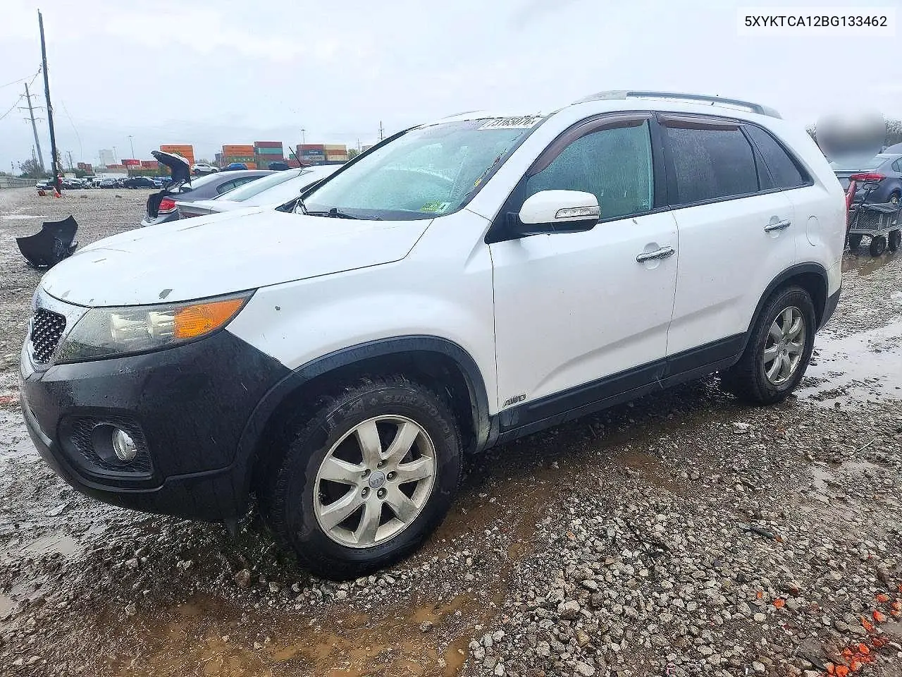 KIA SORENTO 2011, VIN 5XYKTCA12BG133462