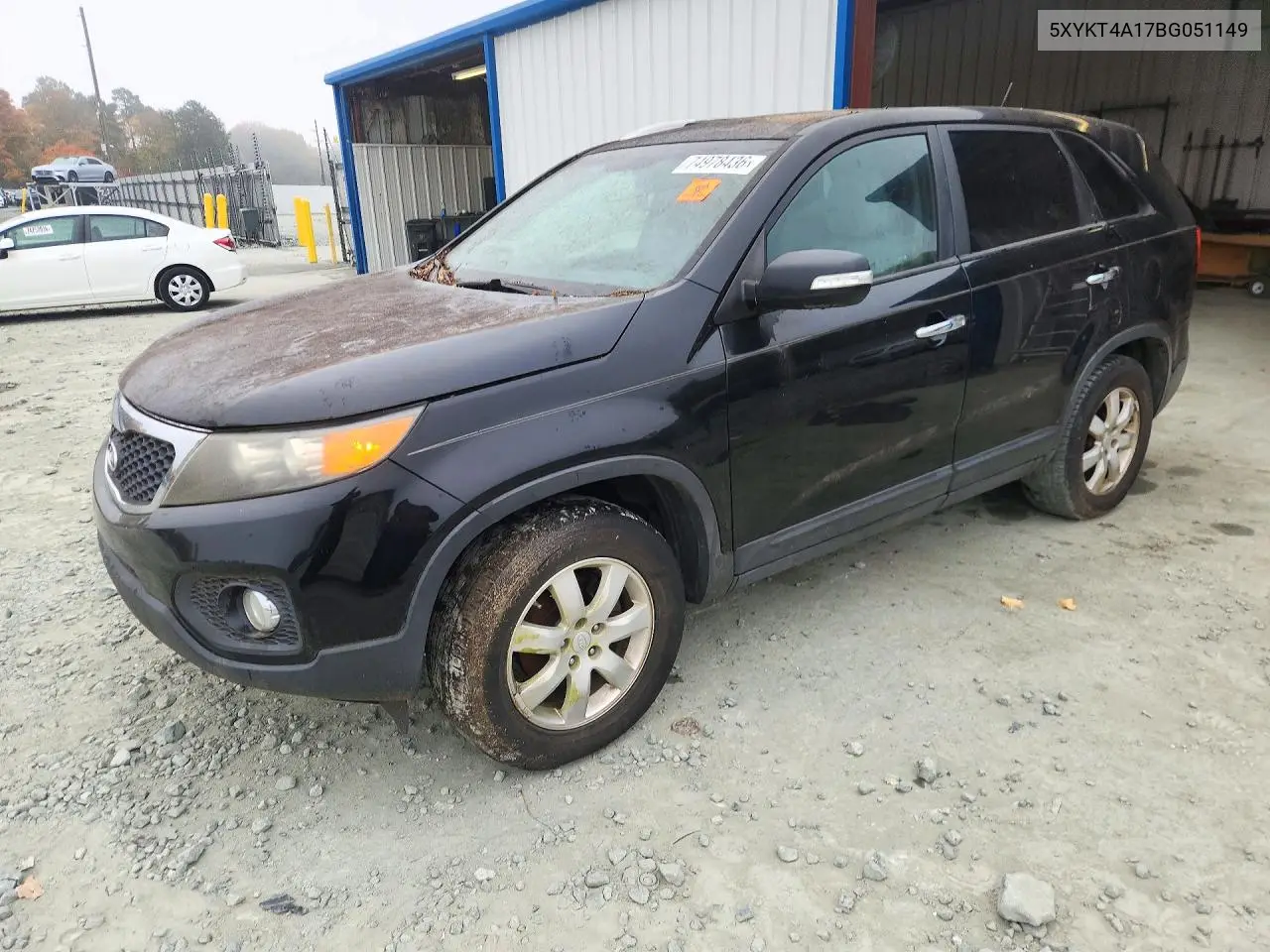 KIA SORENTO 2011, VIN 5XYKT4A17BG051149