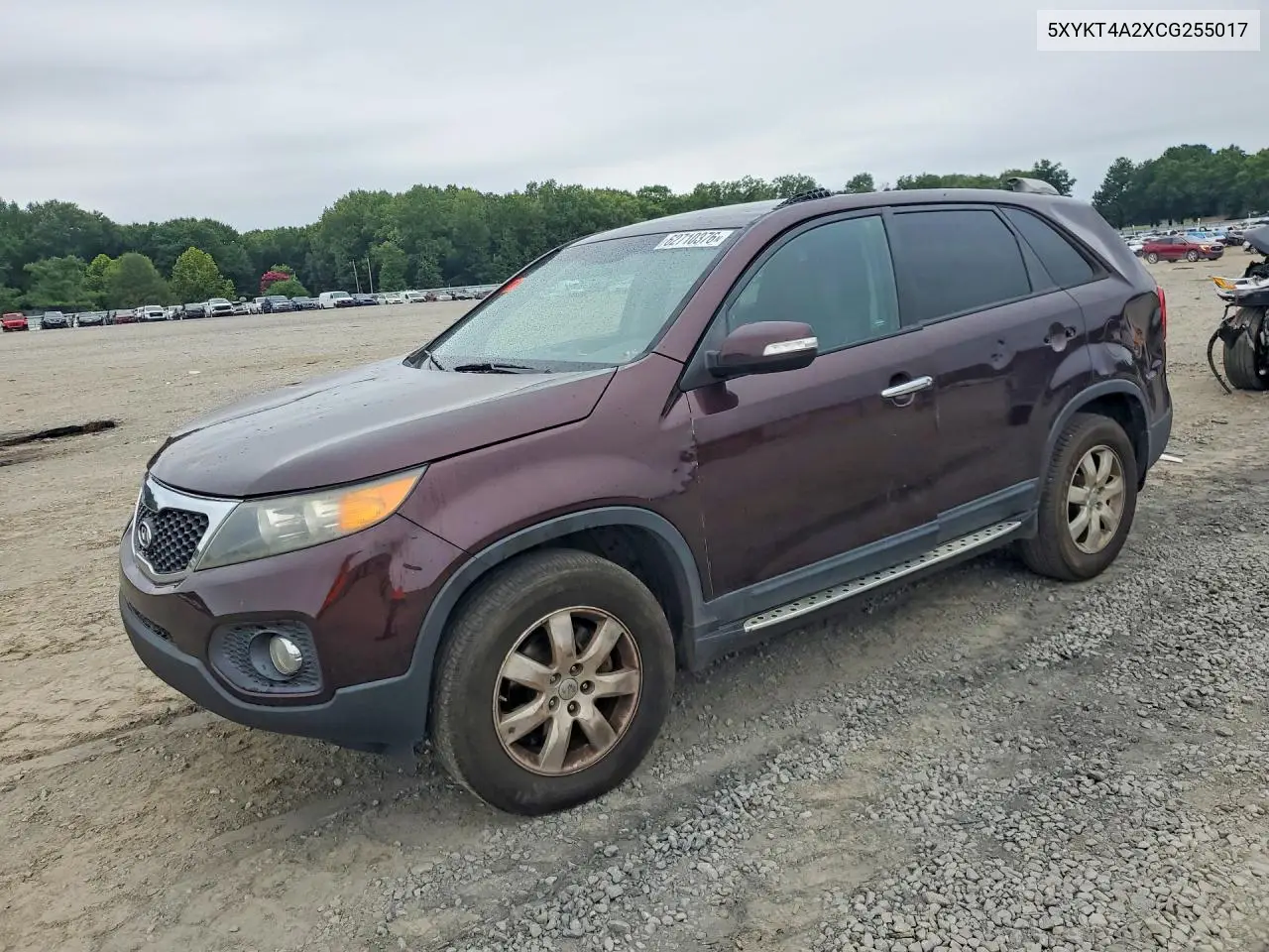 KIA SORENTO 2012, VIN 5XYKT4A2XCG255017