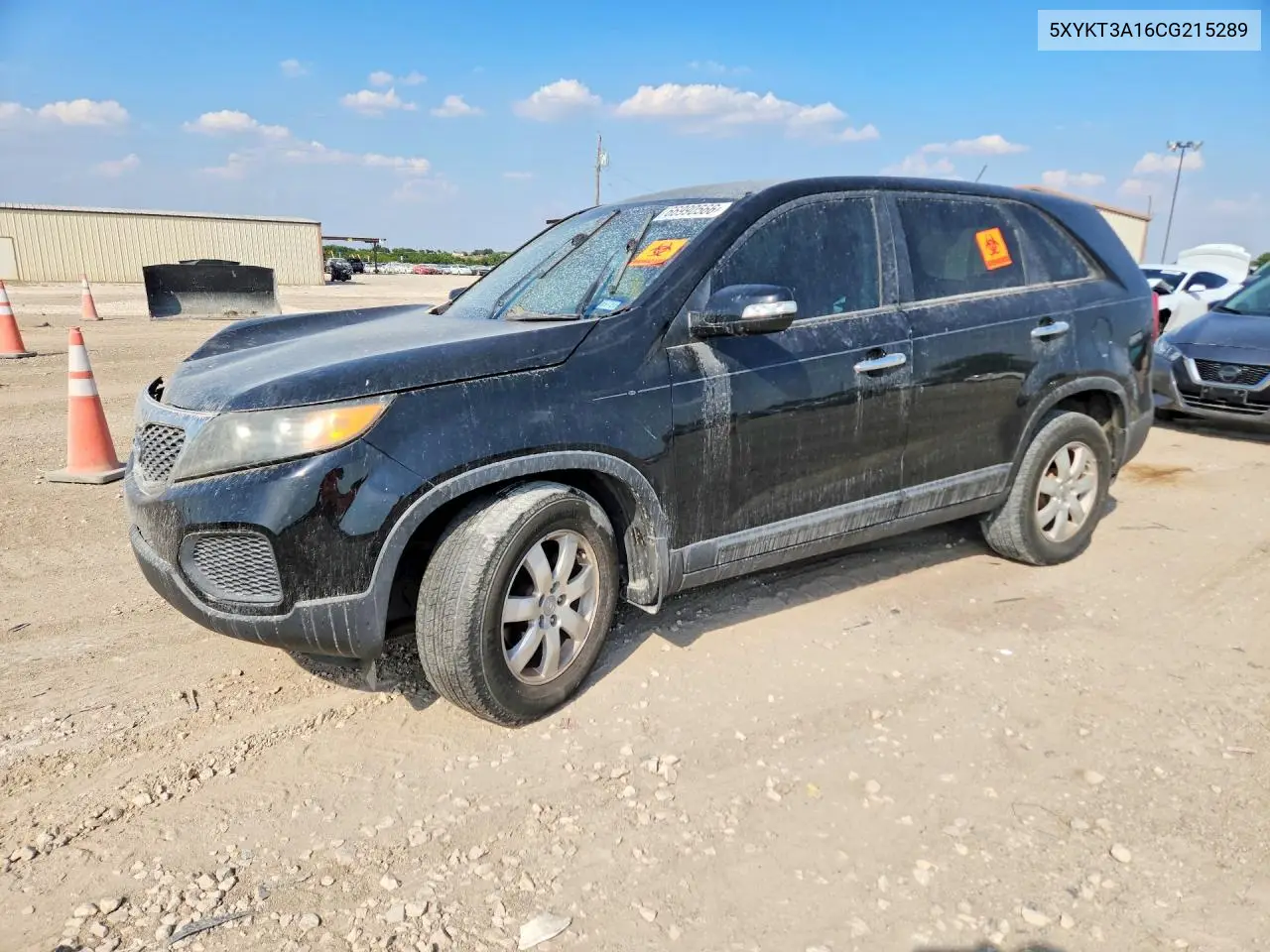 KIA SORENTO 2012, VIN 5XYKT3A16CG215289
