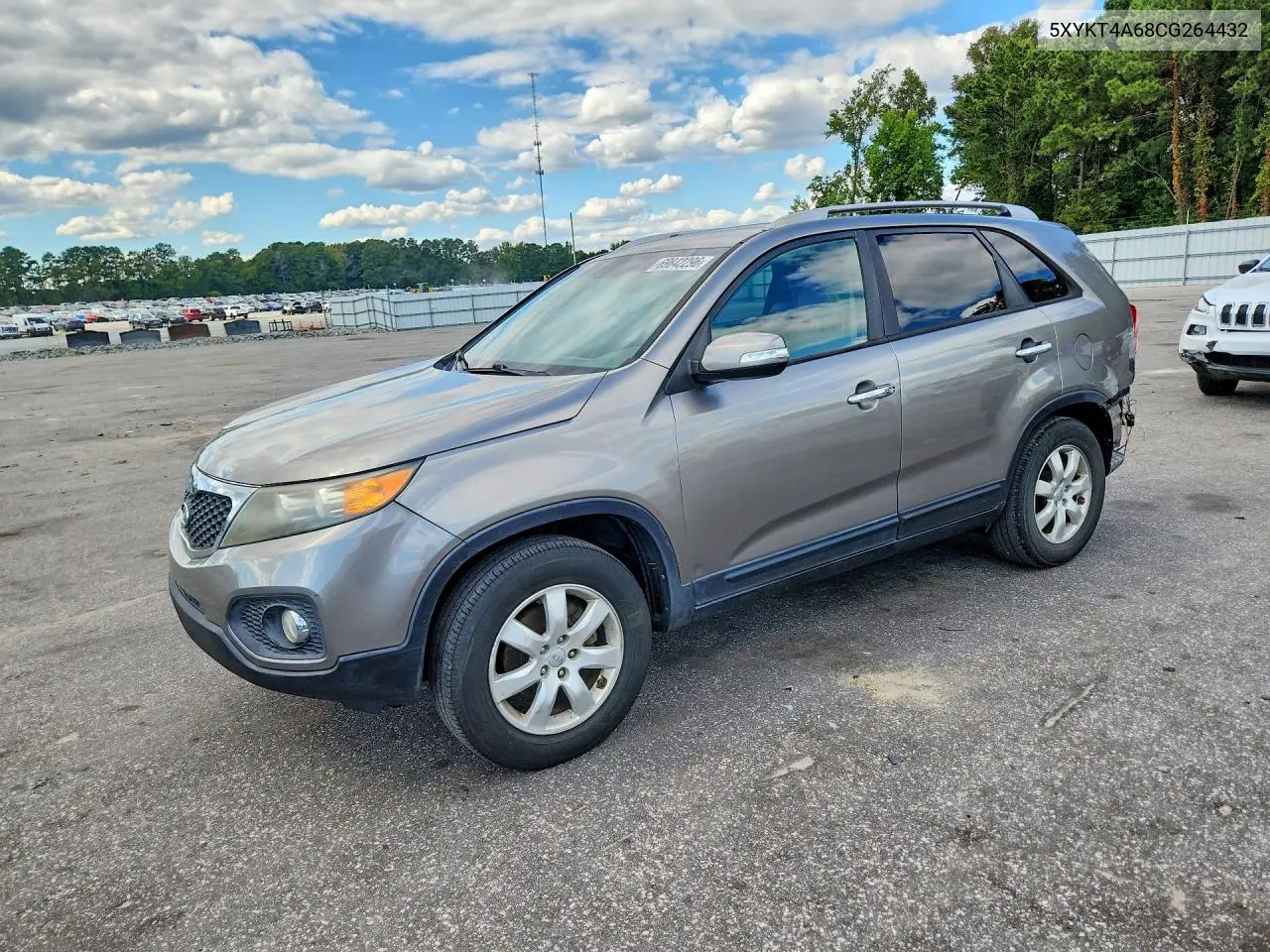 KIA SORENTO 2012, VIN 5XYKT4A68CG264432