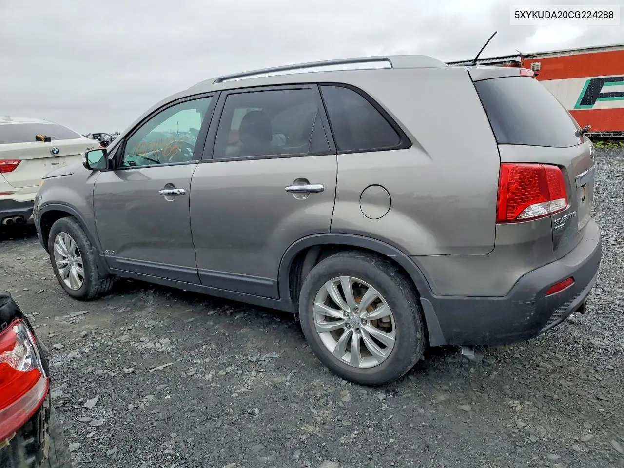 2012 KIA SORENTO VIN 5XYKUDA20CG224288 — фото 2