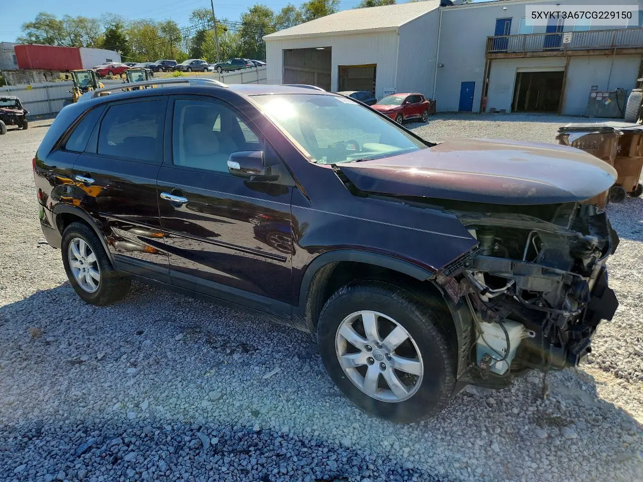 2012 KIA SORENTO VIN 5XYKT3A67CG229150 — фото 4
