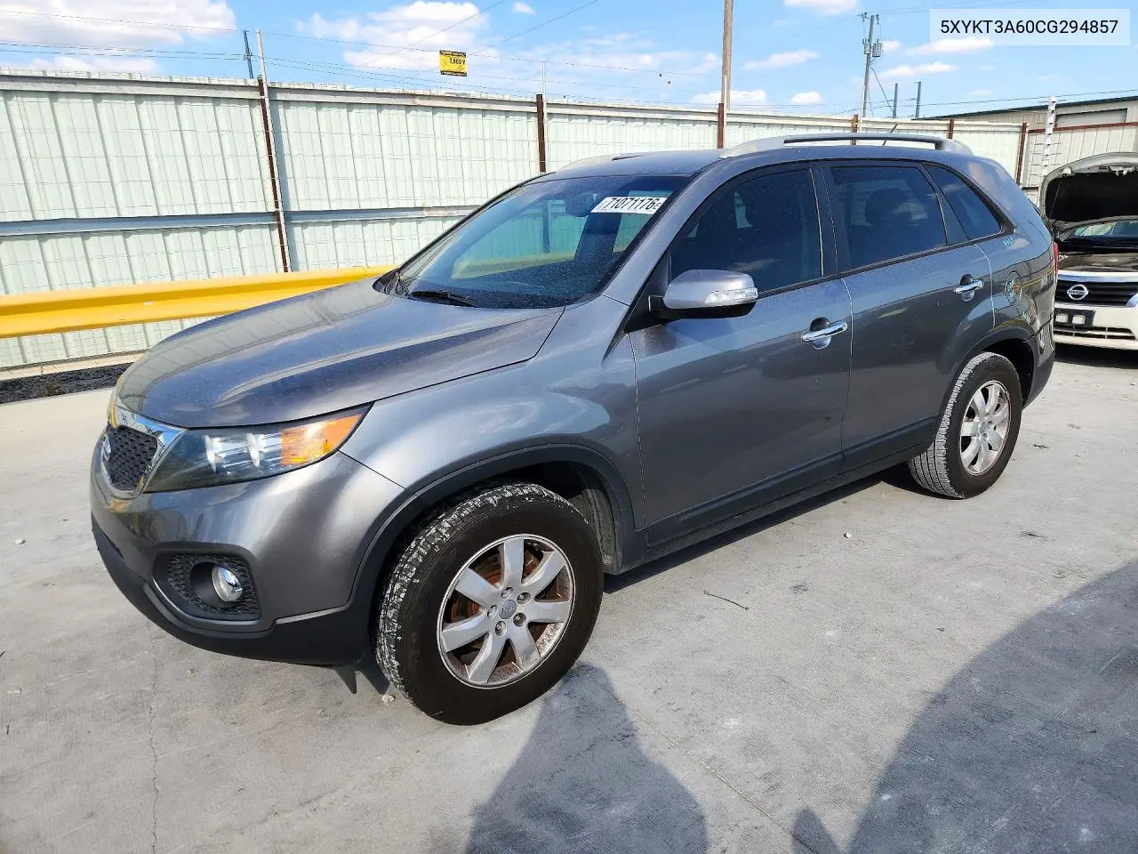 KIA SORENTO 2012, VIN 5XYKT3A60CG294857
