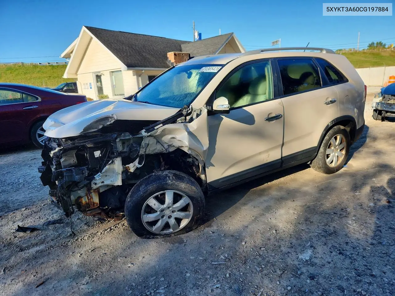 KIA SORENTO 2012, VIN 5XYKT3A60CG197884