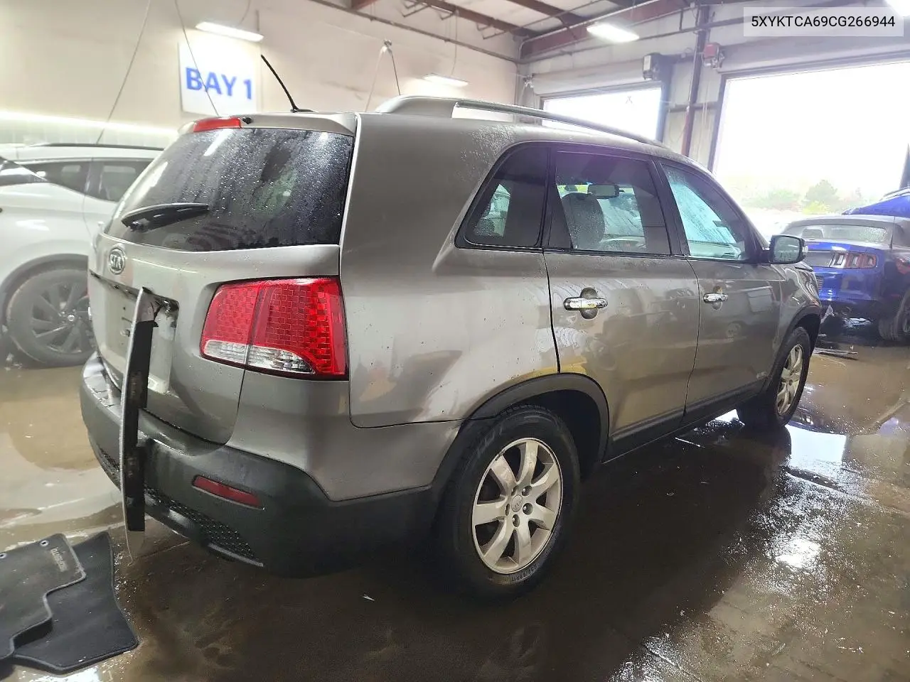 2012 KIA SORENTO VIN 5XYKTCA69CG266944 — фото 3