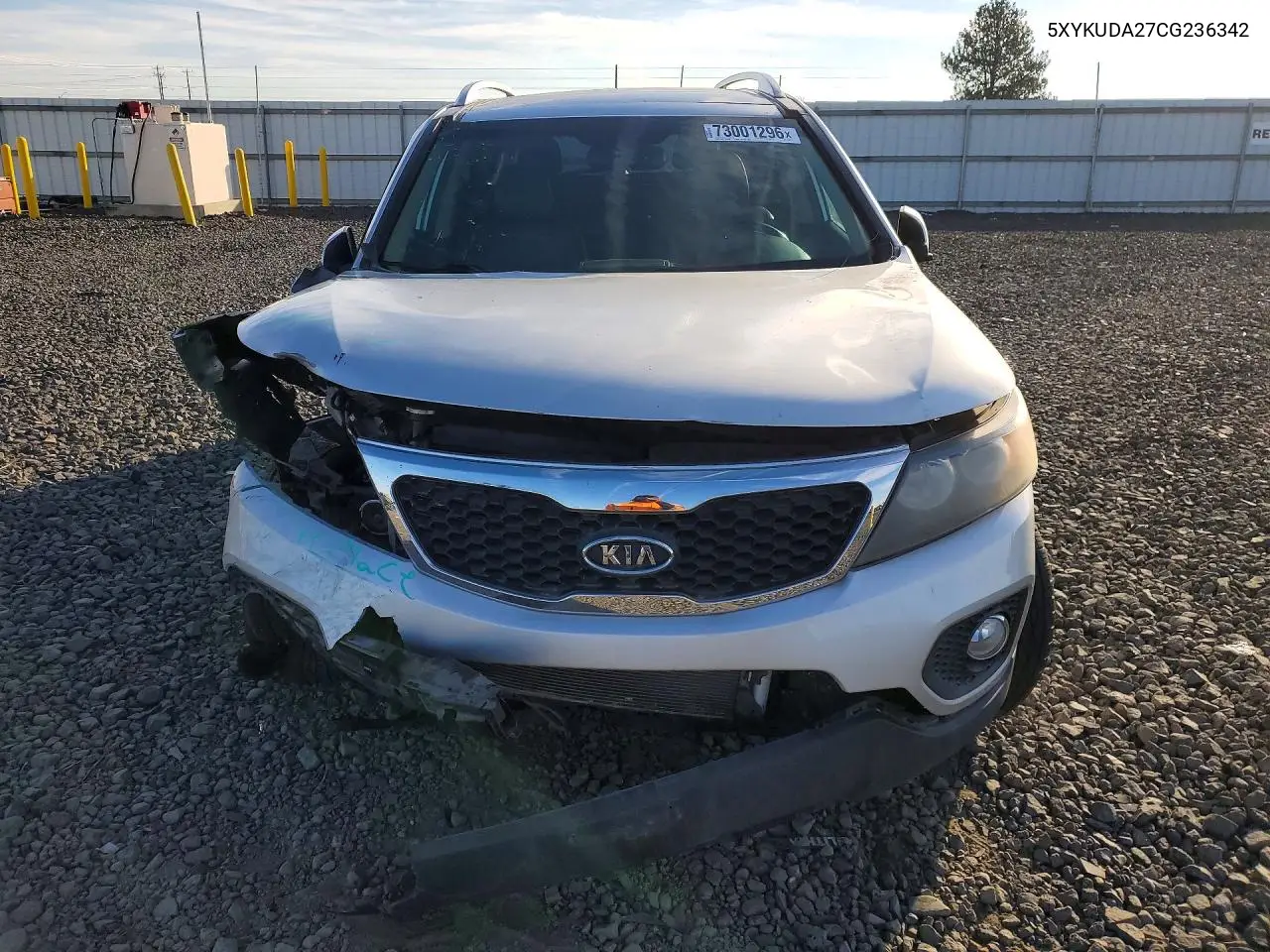 2012 KIA SORENTO VIN 5XYKUDA27CG236342 — фото 5