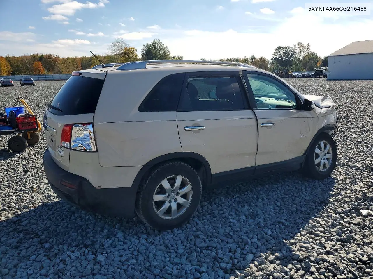 2012 KIA SORENTO VIN 5XYKT4A66CG216458 — фото 3