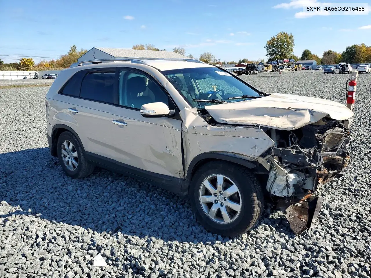 2012 KIA SORENTO VIN 5XYKT4A66CG216458 — фото 4