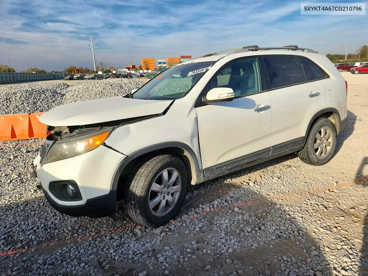 KIA SORENTO 2012, VIN 5XYKT4A67CG210796
