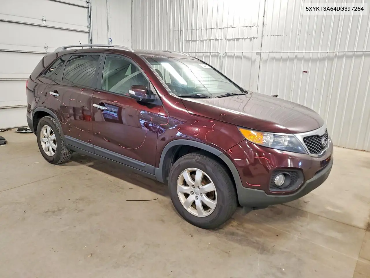 2013 KIA SORENTO VIN 5XYKT3A64DG397264 — фото 4