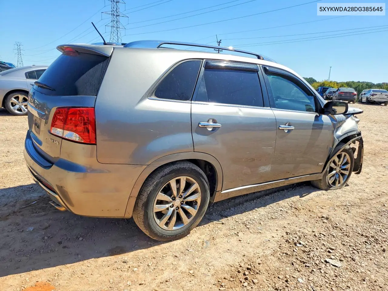 2013 KIA SORENTO VIN 5XYKWDA28DG385645 — фото 3