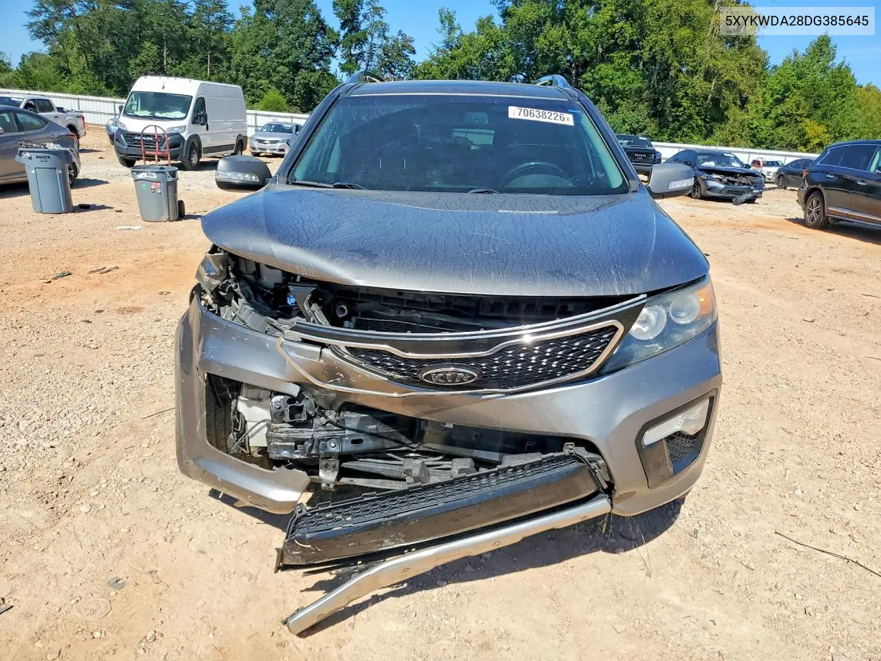 2013 KIA SORENTO VIN 5XYKWDA28DG385645 — фото 5