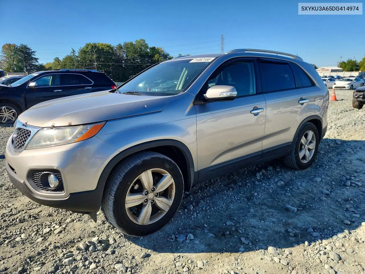 KIA SORENTO 2013, VIN 5XYKU3A65DG414974