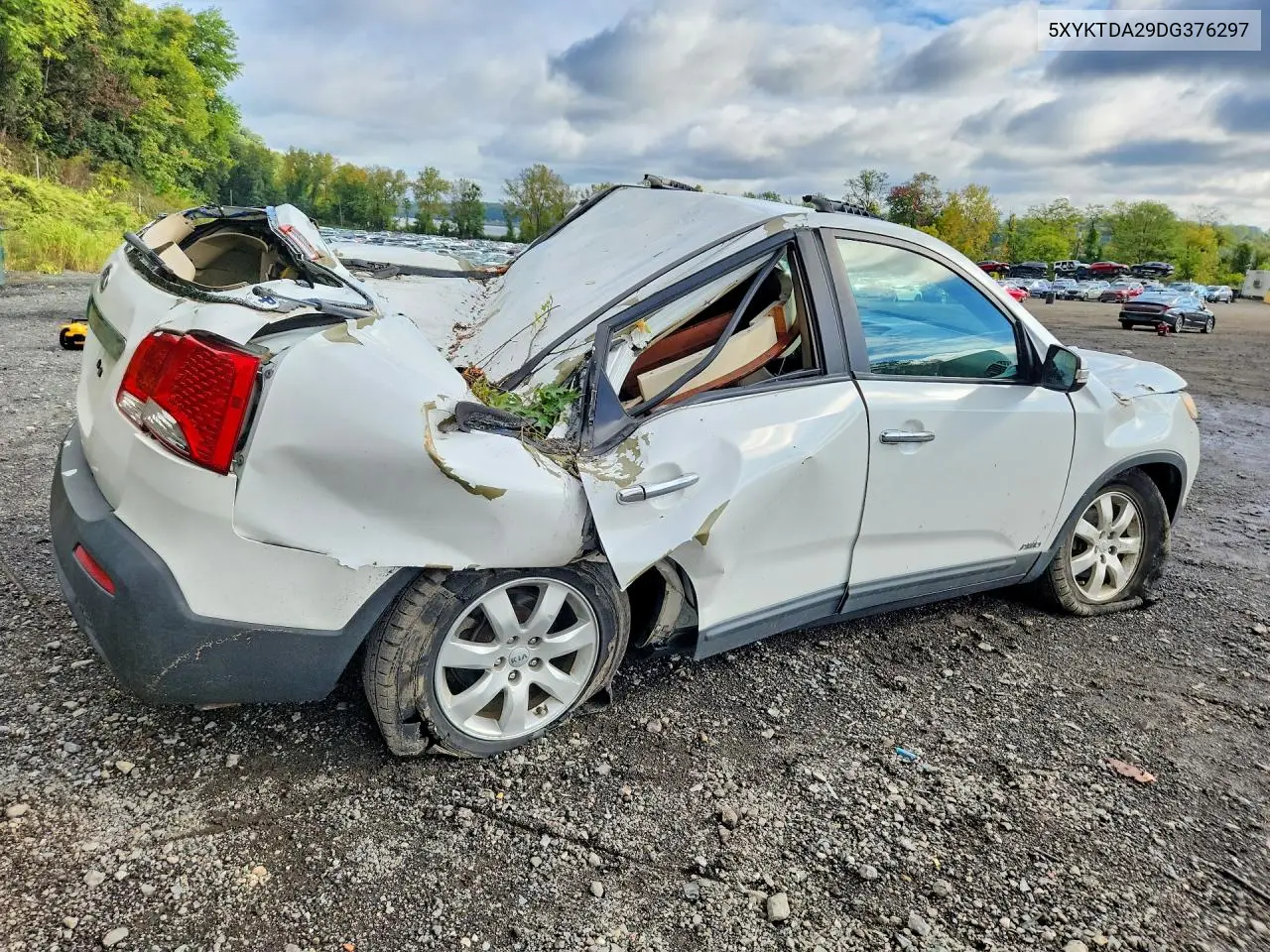 2013 KIA SORENTO VIN 5XYKTDA29DG376297 — фото 3