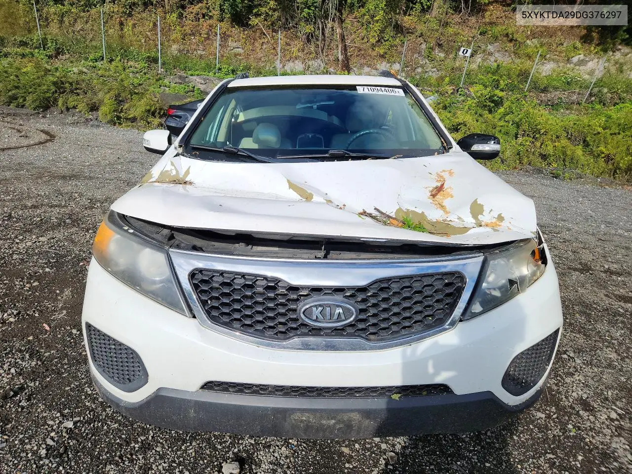 2013 KIA SORENTO VIN 5XYKTDA29DG376297 — фото 5