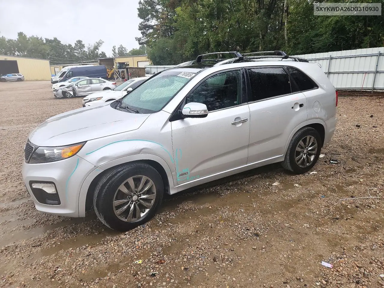 KIA SORENTO 2013, VIN 5XYKWDA26DG310930