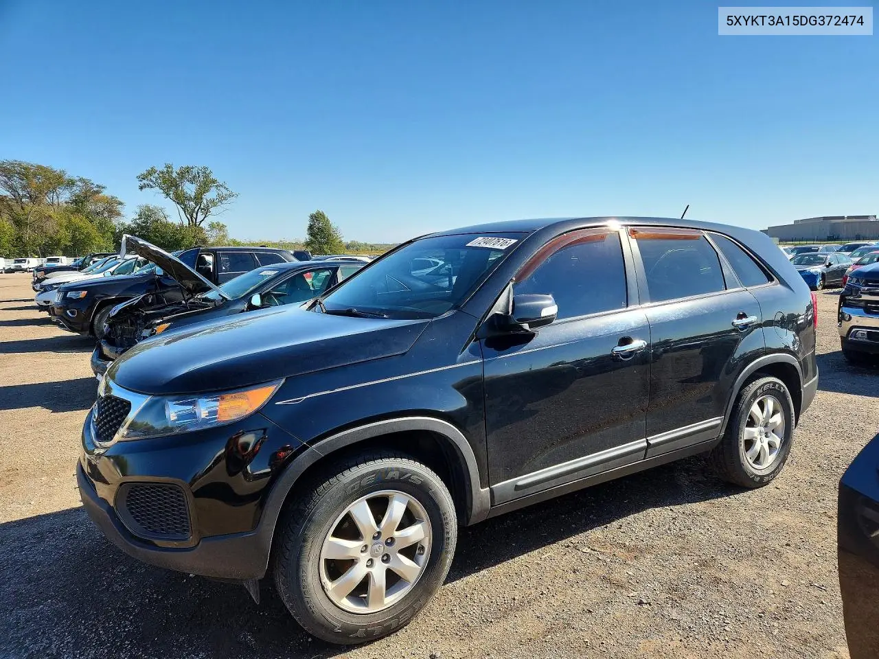 KIA SORENTO 2013, VIN 5XYKT3A15DG372474