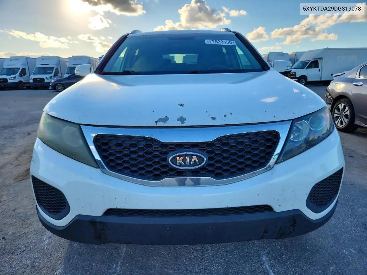 2013 KIA SORENTO VIN 5XYKTDA29DG319078 — фото 5