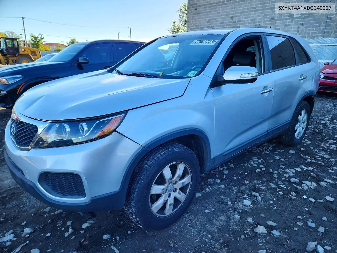 KIA SORENTO 2013, VIN 5XYKT4A1XDG340027