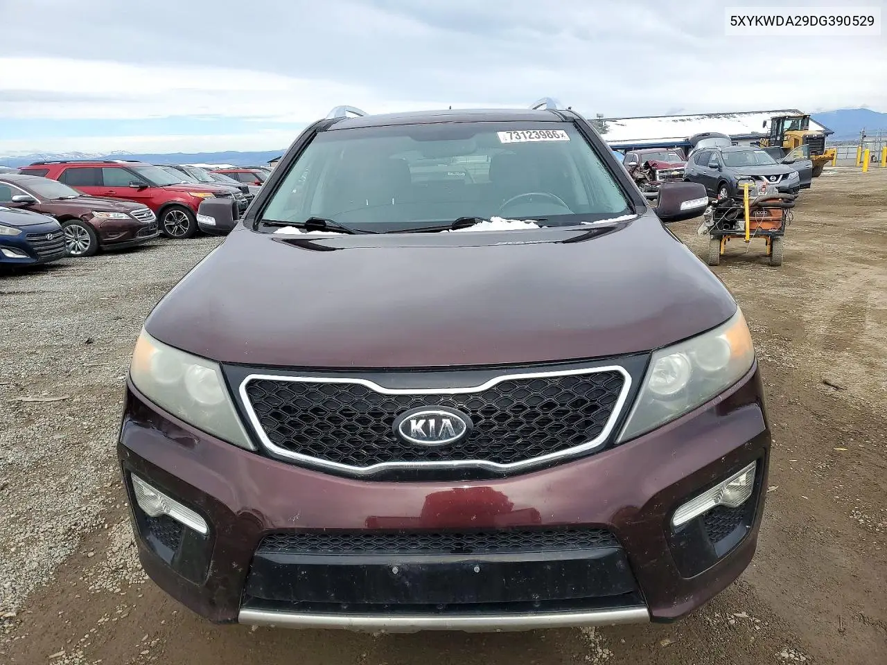 2013 KIA SORENTO VIN 5XYKWDA29DG390529 — фото 5