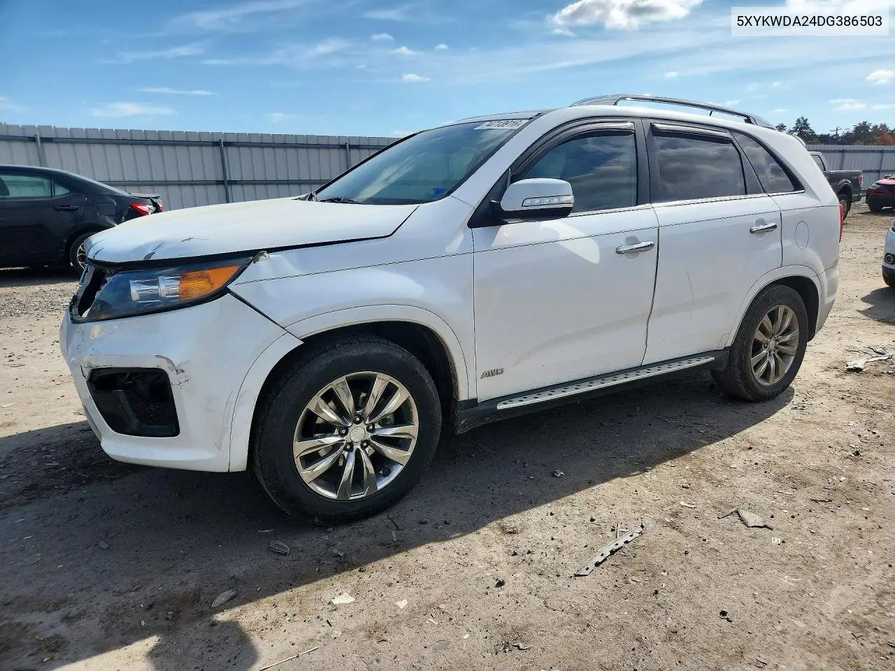 KIA SORENTO 2013, VIN 5XYKWDA24DG386503