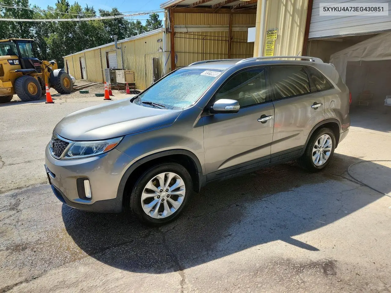 KIA SORENTO 2014, VIN 5XYKU4A73EG430851