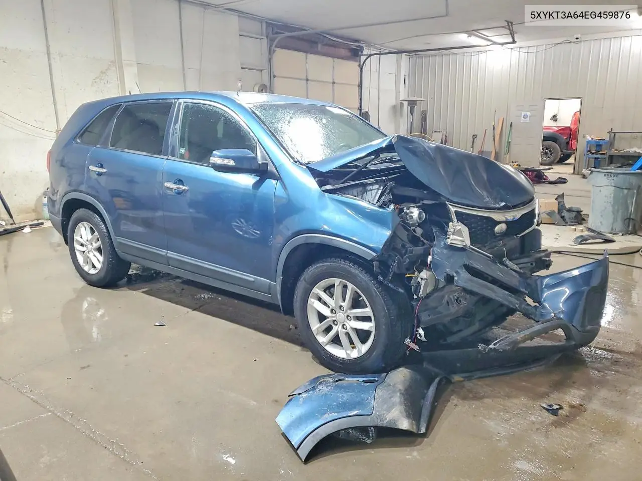 2014 KIA SORENTO VIN 5XYKT3A64EG459876 — фото 4