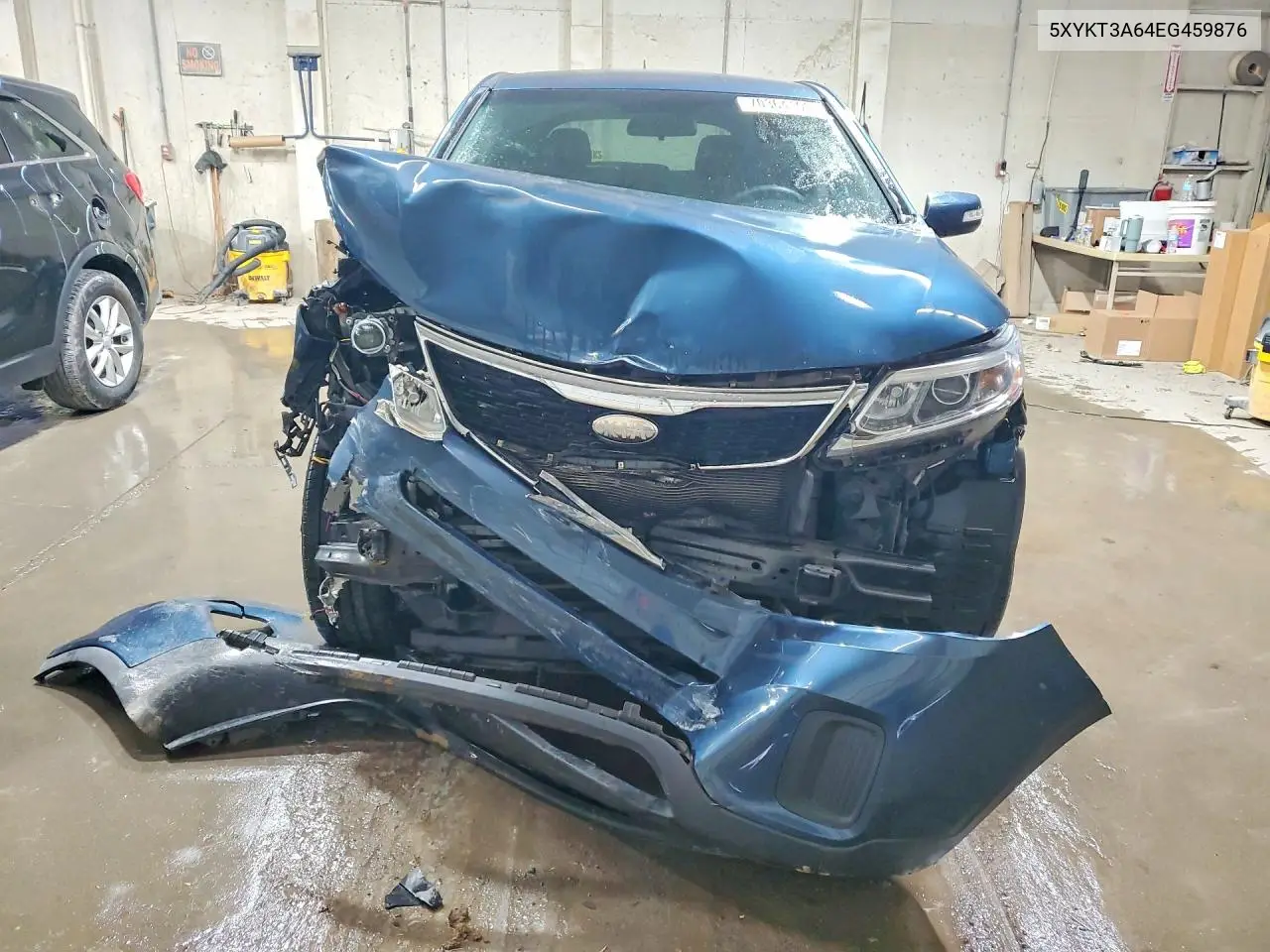 2014 KIA SORENTO VIN 5XYKT3A64EG459876 — фото 5
