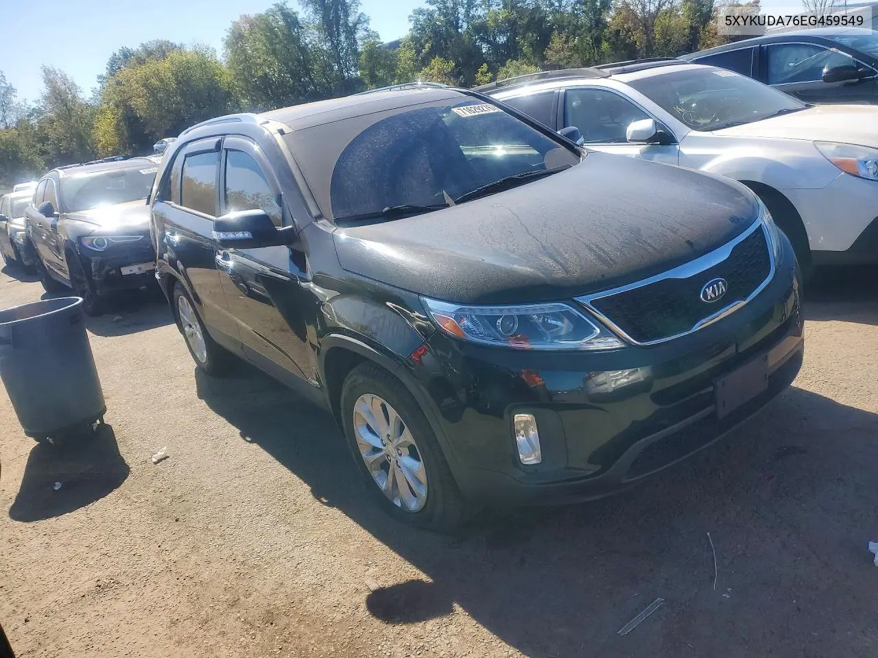 2014 KIA SORENTO VIN 5XYKUDA76EG459549 — фото 4