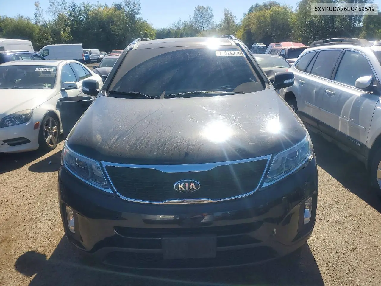 2014 KIA SORENTO VIN 5XYKUDA76EG459549 — фото 5