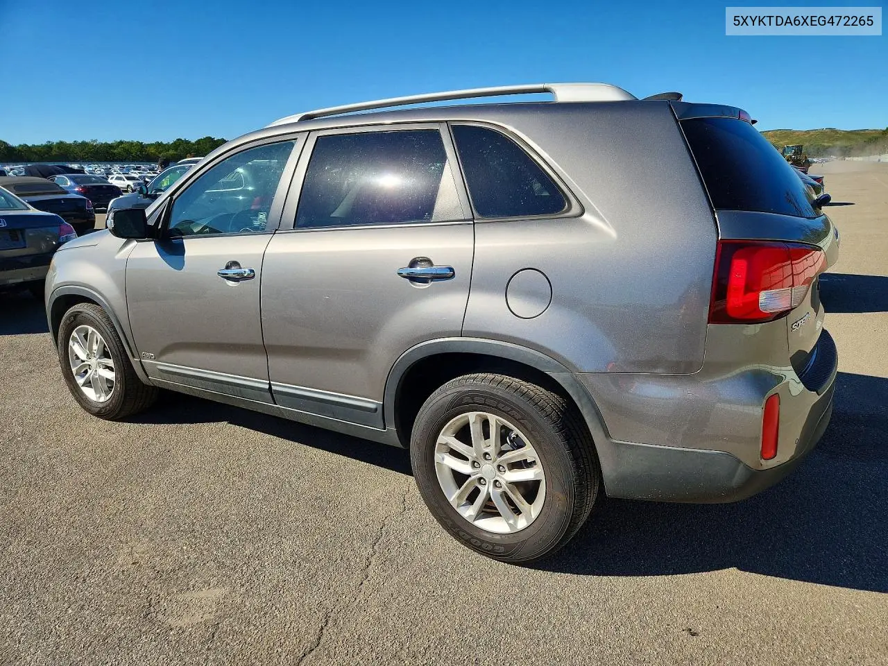 2014 KIA SORENTO VIN 5XYKTDA6XEG472265 — фото 2