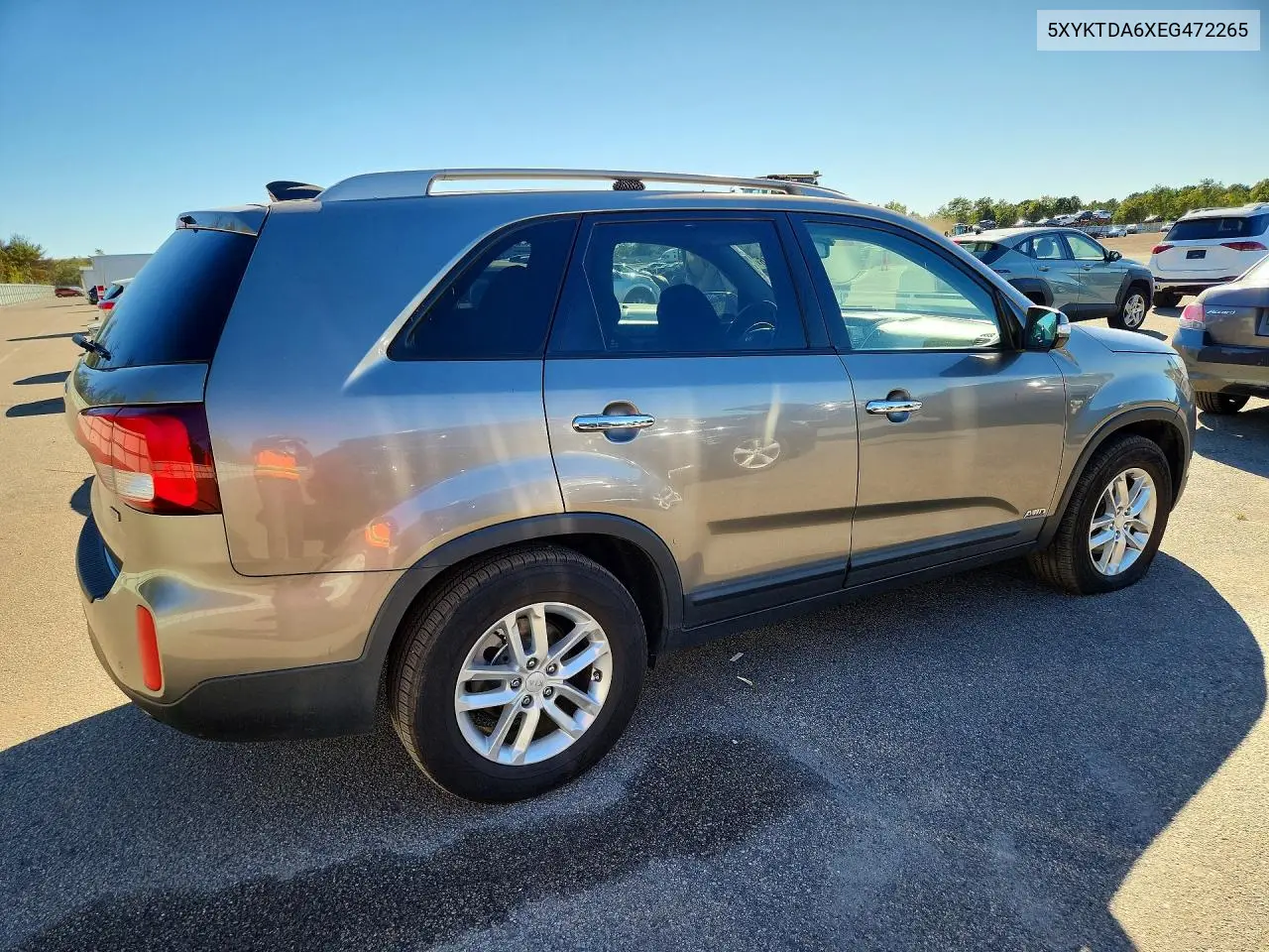 2014 KIA SORENTO VIN 5XYKTDA6XEG472265 — фото 3