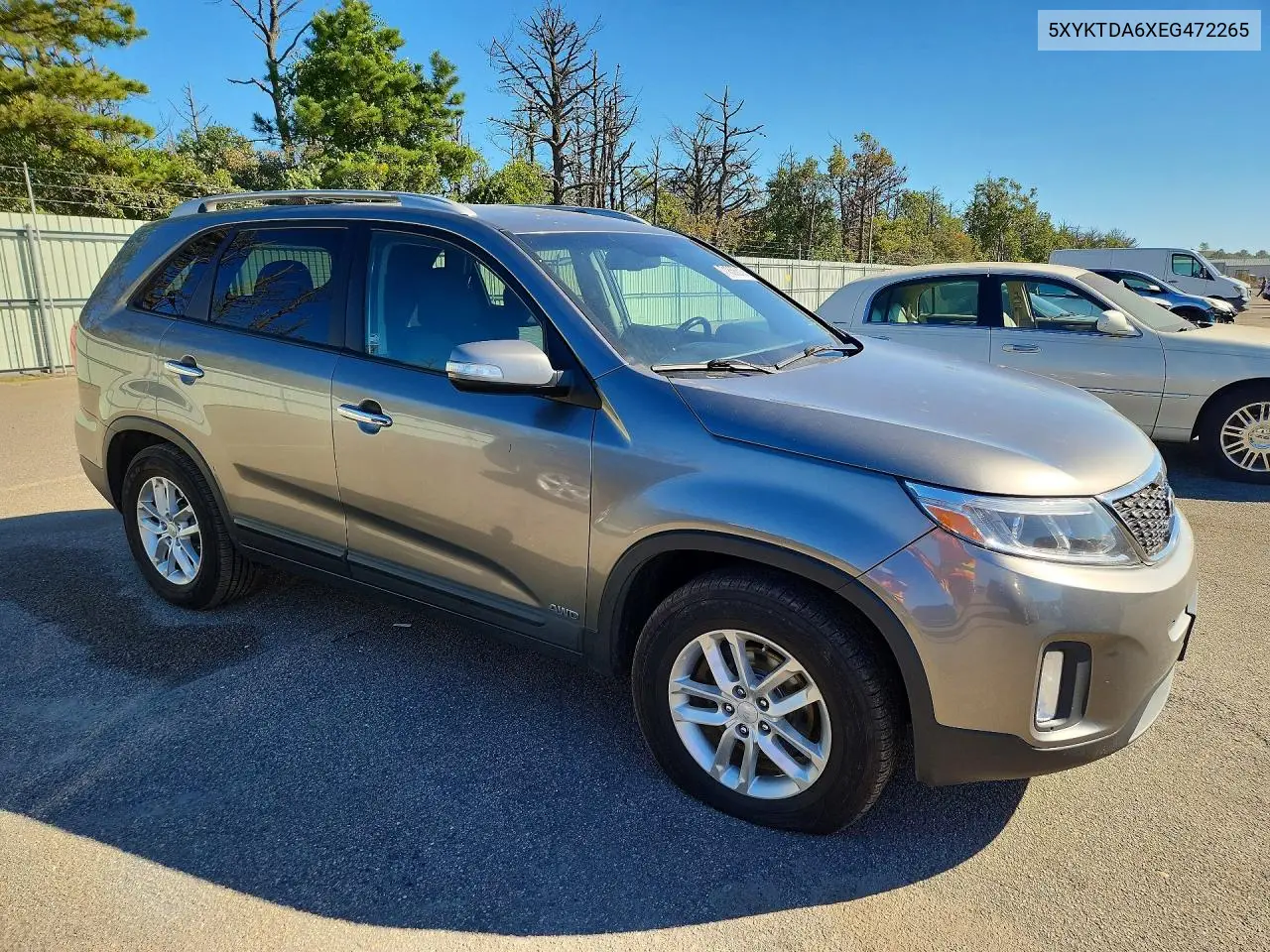 2014 KIA SORENTO VIN 5XYKTDA6XEG472265 — фото 4