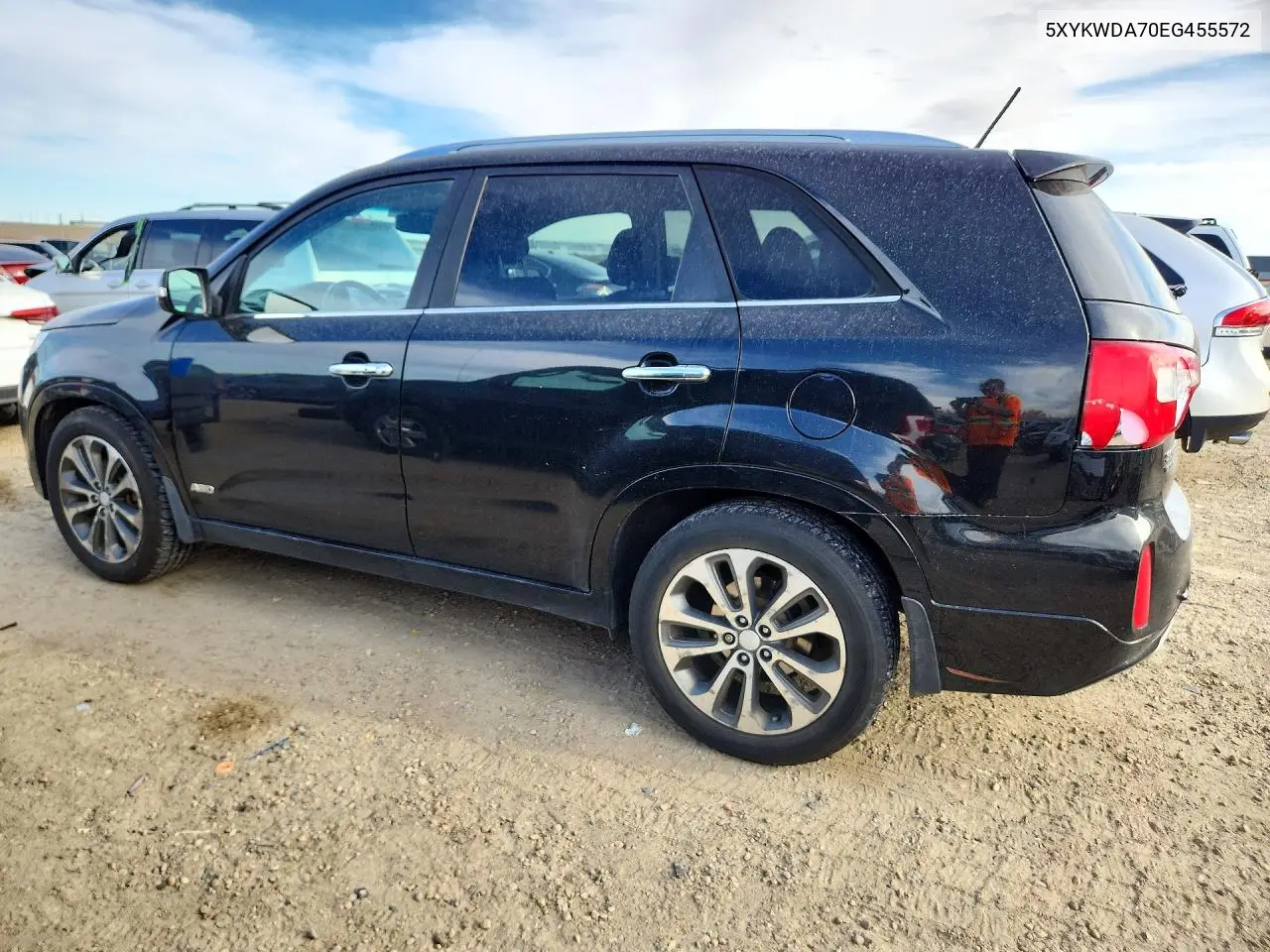 2014 KIA SORENTO VIN 5XYKWDA70EG455572 — фото 2