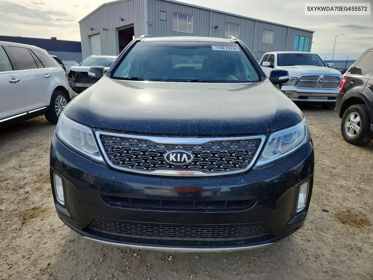 2014 KIA SORENTO VIN 5XYKWDA70EG455572 — фото 5