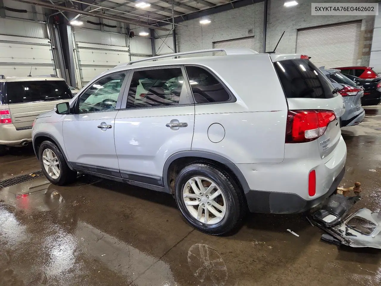 2014 KIA SORENTO VIN 5XYKT4A76EG462602 — фото 2