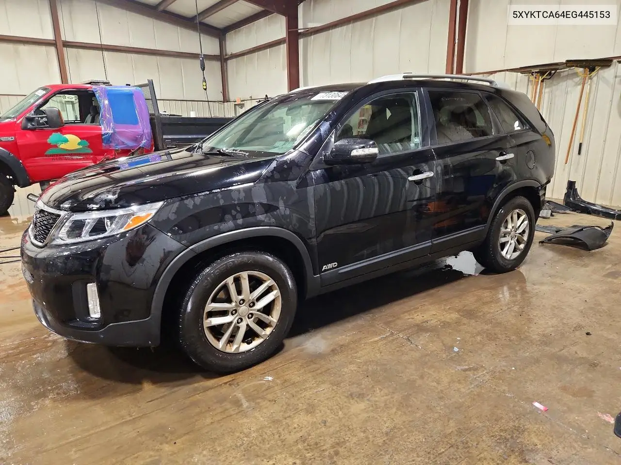 KIA SORENTO 2014, VIN 5XYKTCA64EG445153