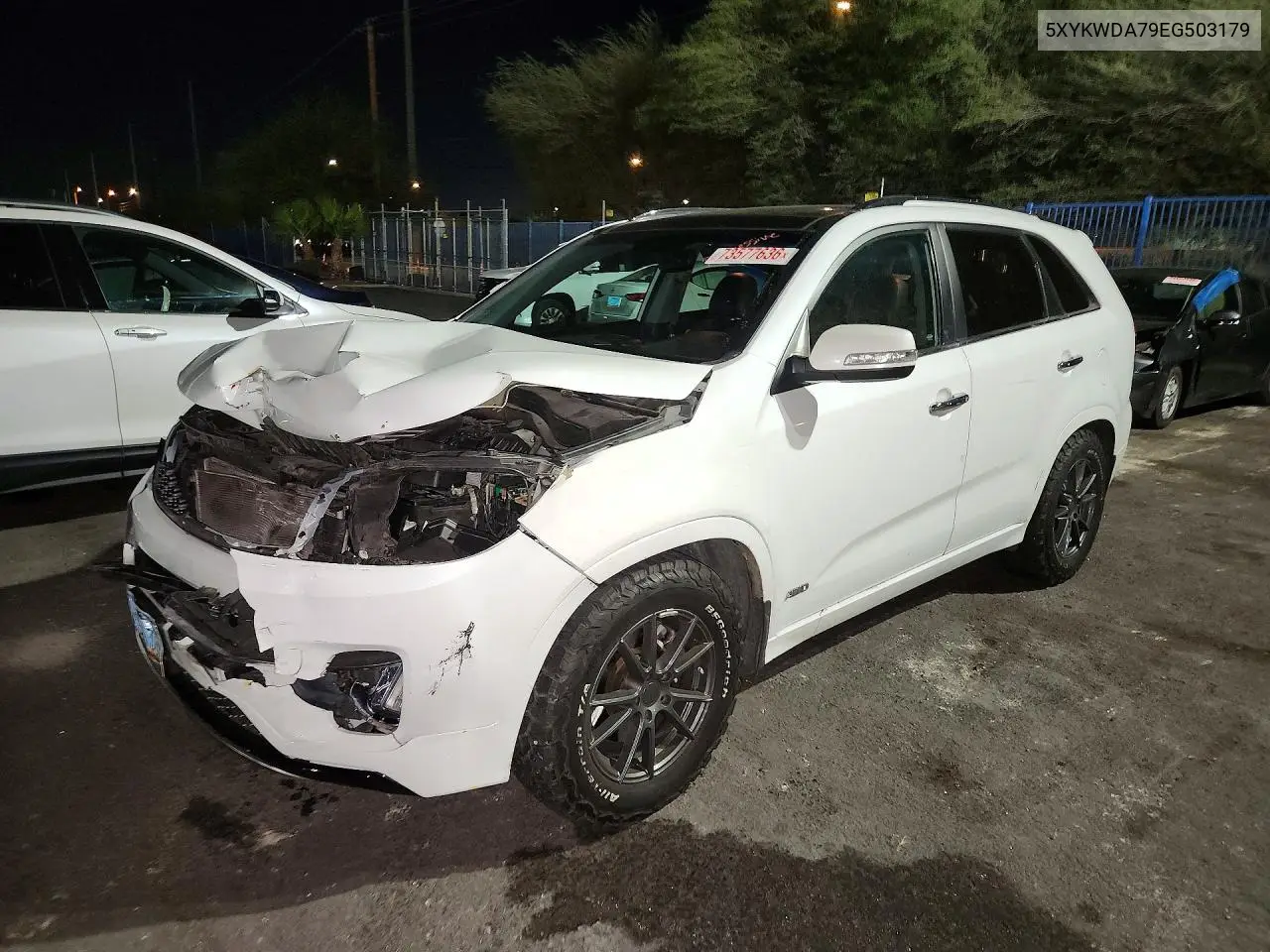 KIA SORENTO 2014, VIN 5XYKWDA79EG503179