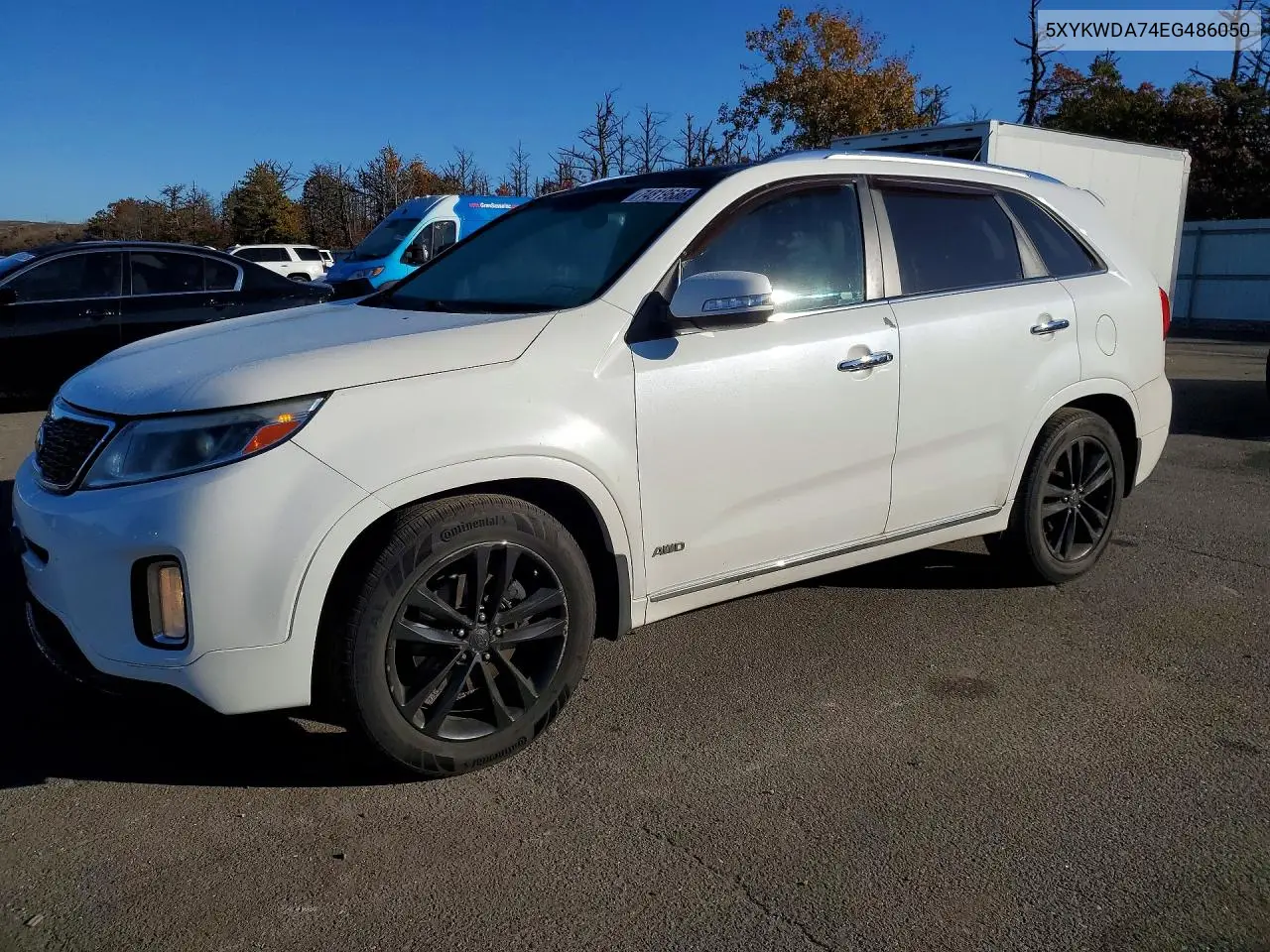 KIA SORENTO 2014, VIN 5XYKWDA74EG486050