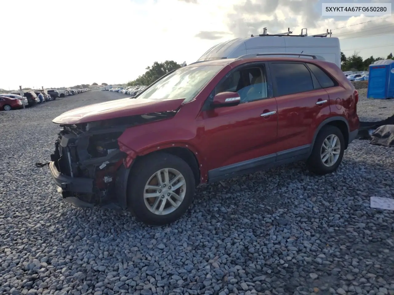 KIA SORENTO 2018, VIN 2GNAXSEV6J6294553