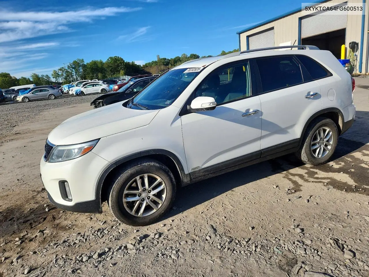 KIA SORENTO 2015, VIN 5XYKTCA64FG600513