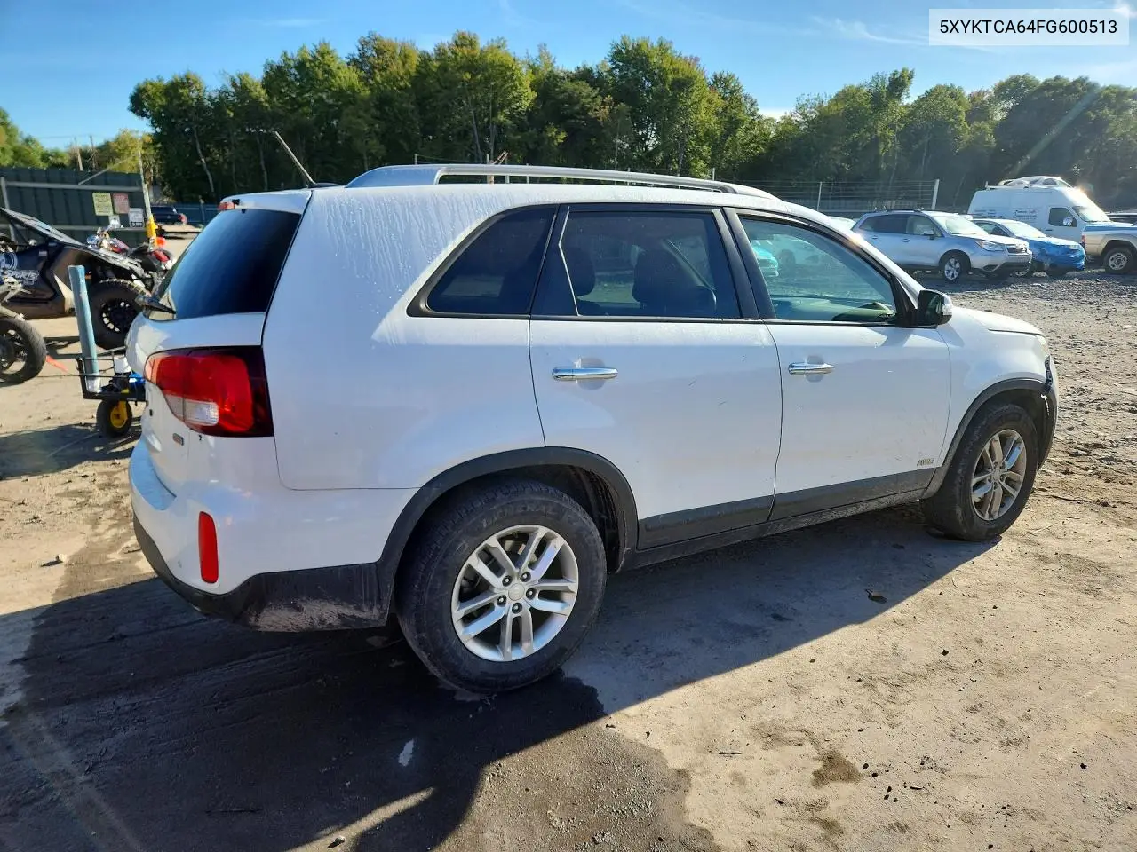 2015 KIA SORENTO VIN 5XYKTCA64FG600513 — фото 3