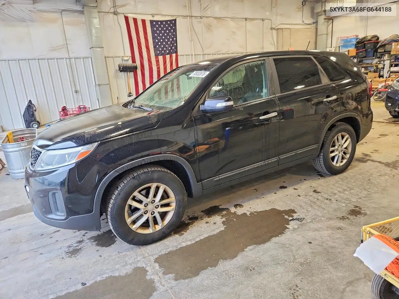 KIA SORENTO 2015, VIN 5XYKT3A68FG644188