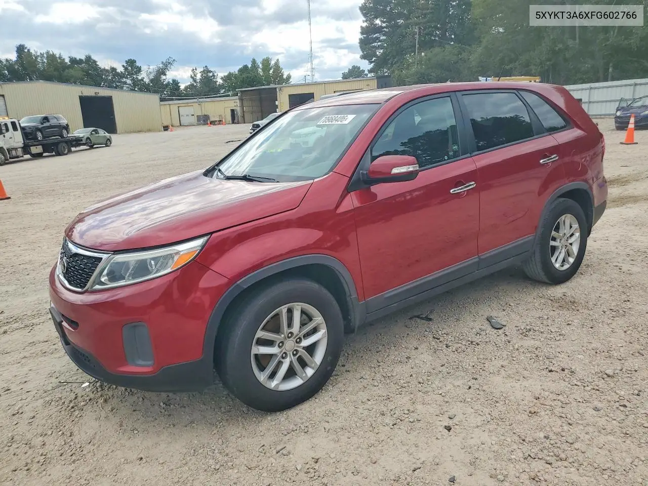 KIA SORENTO 2015, VIN 5XYKT3A6XFG602766
