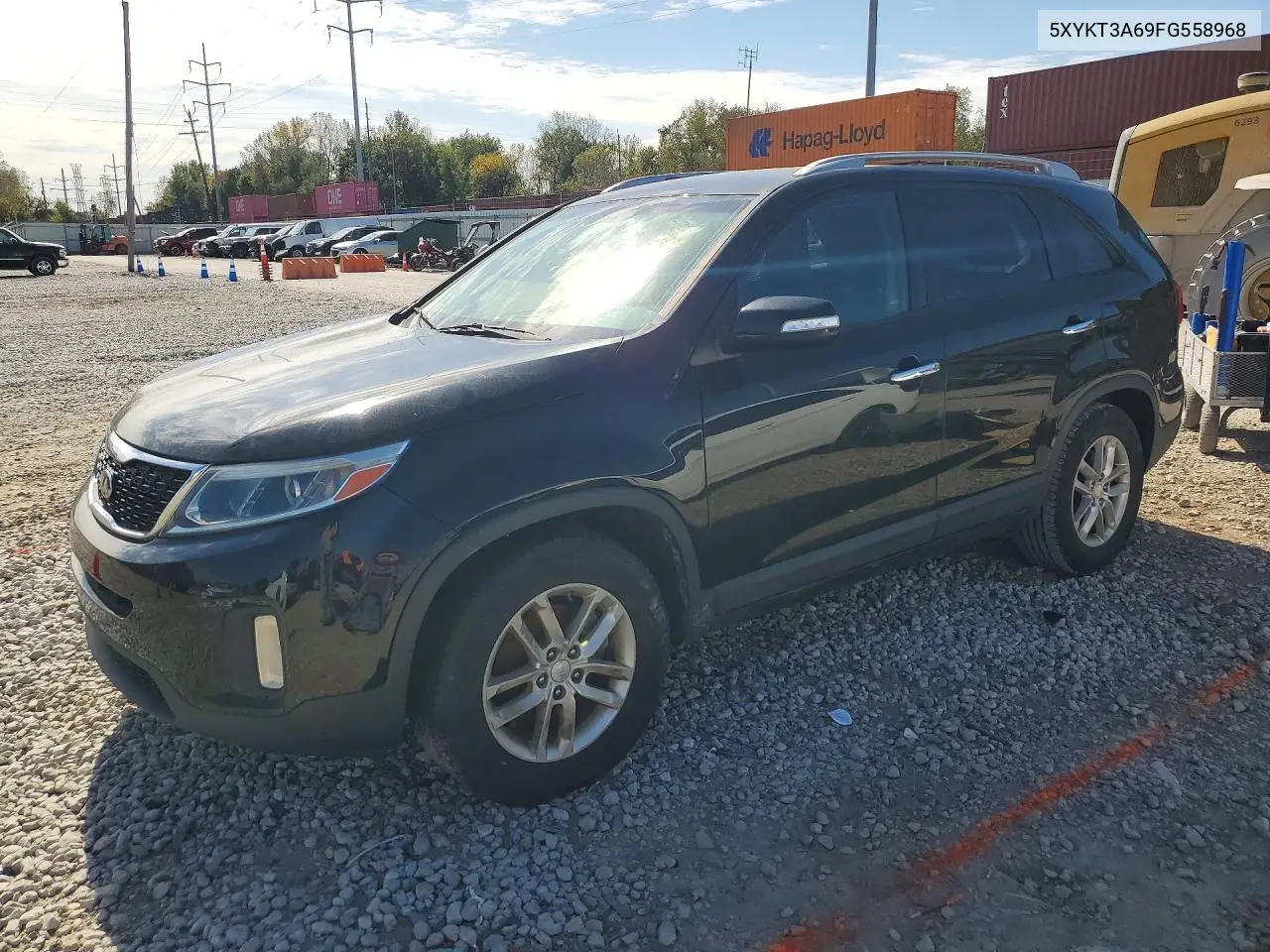 KIA SORENTO 2015, VIN 5XYKT3A69FG558968