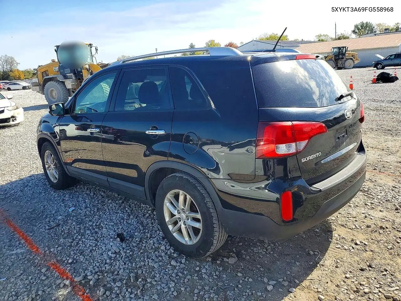 2015 KIA SORENTO VIN 5XYKT3A69FG558968 — фото 2