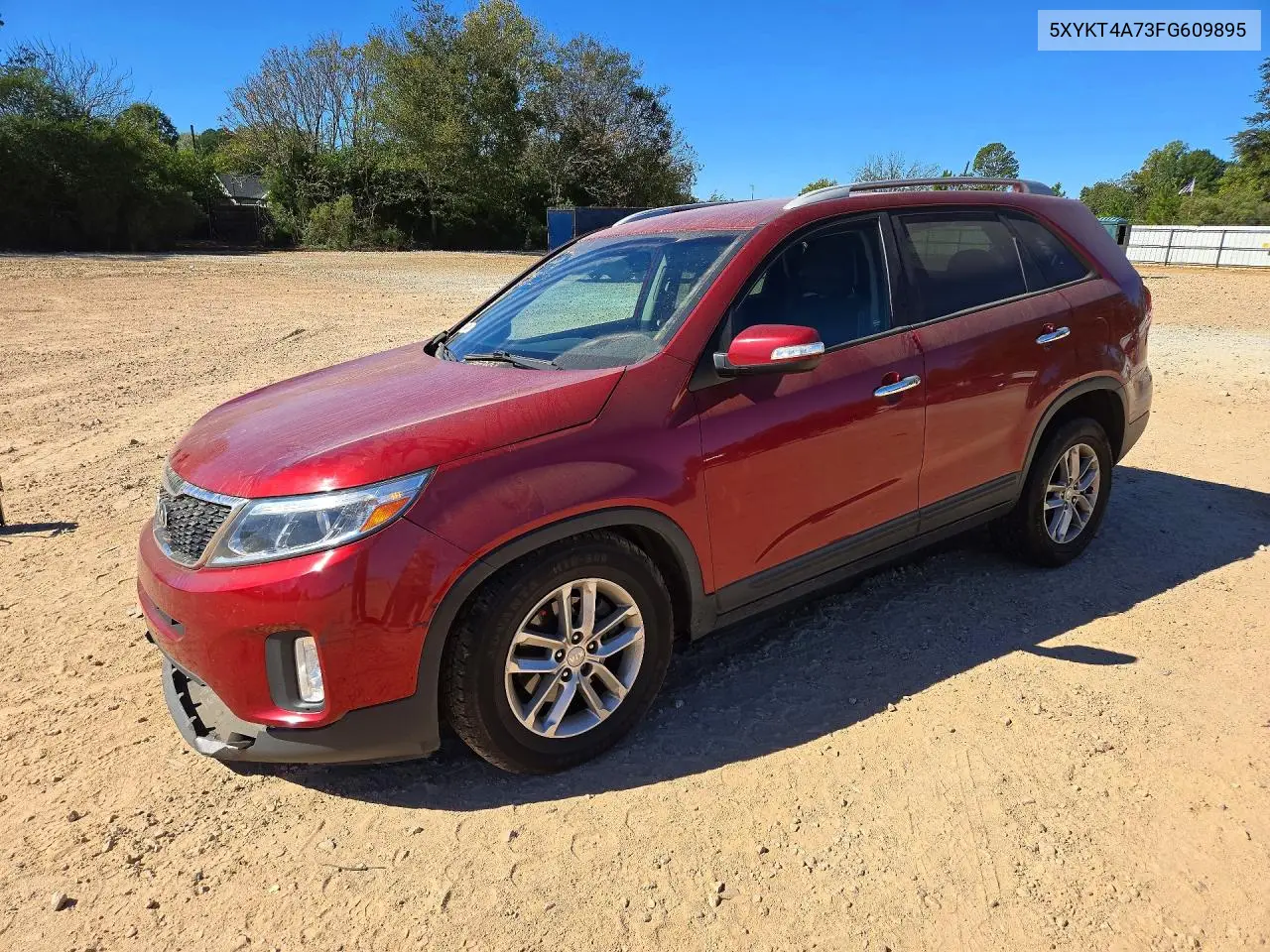 KIA SORENTO 2015, VIN 5XYKT4A73FG609895